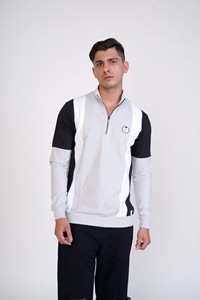 Nhà Sản Xuất Bốn Cách Co Giãn Mens Trang Phục Chính Thức Tập Thể Dục Thể Thao Mặc Thường Xuyên Phù Hợp Với Dệt Kim Polyester/Cotton T Á<span class=keywords><strong>o</strong></span> Sơ Mi Bán Sỉ - Product Image 4