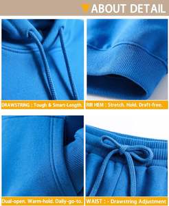 Survêtement de sport personnalisé pour hommes, ensemble d'entraînement en polyester respirant avec veste zippée et pantalon à taille élastique - Product Image 6