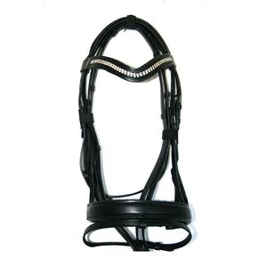 Brida de caballo de cuero ajustable Venta al por mayor Brida de caballo de cuero genuino para la venta Brida de caballo hecha en fábrica - Product Image 5