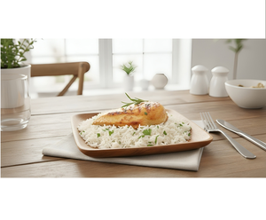 Assiettes de service carrées en bois modernes pour restaurant de pizzas, vaisselle décorative - Product Image 1