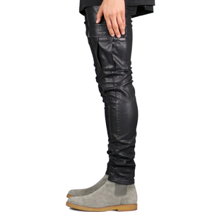 กางเกงหนังสำหรับผู้ชายกางเกงหนังใส่สบายดีไซน์ใหม่2025 - Product Image 3