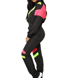 Conjunto de Chaqueta Cortavientos de Poliéster Personalizada para Mujer, Impermeable, con Capucha y Cremallera, Transpirable, Talla Grande, Traje Deportivo de Verano - Product Image 4