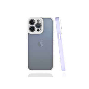 Funda Protectora de Silicona Líquida Estilo Premium para iPhone 13 Pro, Resistente a Golpes, Delgada, Suave, en Color Lila, Embalaje Minorista - Product Image 1