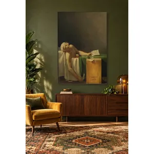 Fida Jacques-Louis David La mort de Marat Impression sur toile - Product Image 1