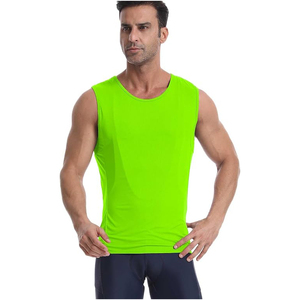 Débardeur personnalisé coupe régulière vêtements de sport pour hommes avec une qualité supérieure et supérieure 100% polyester - Product Image 1