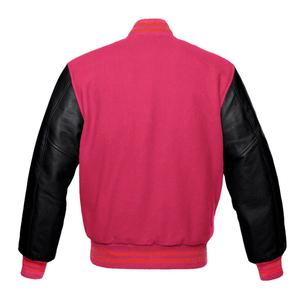 Gran oferta de chaqueta universitaria para hombre, cuerpo de lana hecho a medida con mangas de cuero, chaqueta de béisbol universitaria para hombre, envío DDP, envío DDP - Product Image 2