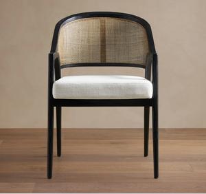 Silla de Comedor Moderna de Madera Maciza de Lujo con Acabado de Madera Natural para el Hogar, Cocina, Apartamento, Villa, Restaurante - Product Image 3