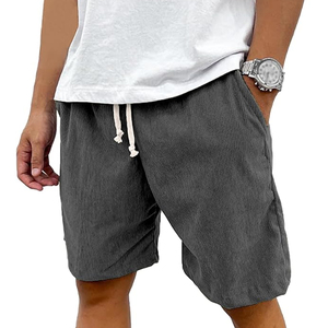 Short de sport personnalisé de haute qualité en velours côtelé décontracté en coton taille XS directement de l'usine du Bangladesh - Product Image 2