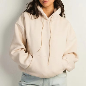 Sudadera con capucha holgada de gran tamaño con estampado de soplo de algodón pesado para mujer de alta calidad personalizada - Product Image 6