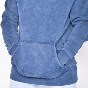 Sweats à capuche délavés pour hommes, prix abordable, tissu de qualité, faciles à laver, usage quotidien, style tendance, légers et confortables. - Product Image 2