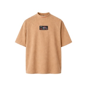 Camisetas Casuales de Algodón 100% OEM para Hombre, Camisetas Negras Lisas Extra Grandes para Hombre, Camiseta de Manga Corta para Verano - Product Image 1