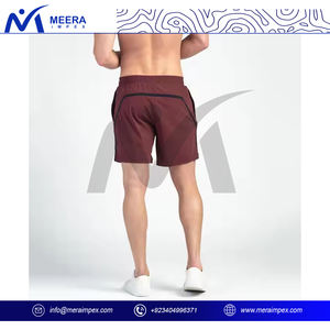 2025 été hommes personnalisé plaine maille Fitness Shorts gymnases personnalisés, entraînement, respirant, séchage rapide, Shorts de plage pour hommes - Product Image 3