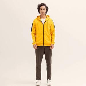 Sweat à capuche en molleton 100% coton unisexe, vêtements de sport décontractés pour la rue, tenue de sport avec poches avant, capuche réglable, logo imprimé - Product Image 4