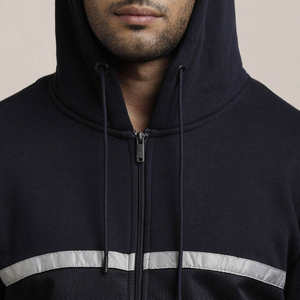 Conception à la mode coton hommes vêtements de rue hommes à capuche respirant chaud hiver hommes à capuche à vendre - Product Image 6