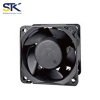 STK TRD6038U (B) Serie Kleiner DC Axiallüfter 60*60*38cm 12-24V IP58/IP68 Doppelkugellager Kunststoff ODM