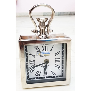 Brass London chữ số La Mã bảng đồng hồ đánh bóng kim loại squire bàn đồng hồ cho nhà văn phòng nhà hàng với giá số lượng lớn - Product Image 3