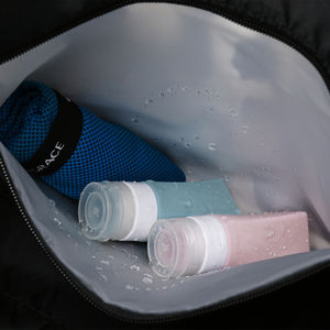 Bolsa de gimnasio de lona con logotipo personalizado, multifuncional, ligera, de nailon, de alta calidad, impermeable, de moda, con cierre de cremallera - Product Image 5