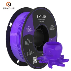 Filamento di stampa 3D ERYONE filamento viola scuro PLA Standard colore viola 1.75mm 1KG con alta qualità e garanzia