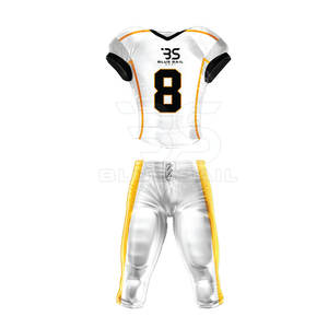 Conjunto de uniforme de fútbol americano personalizado con Jersey y pantalones para equipos de jóvenes o adultos - Product Image 1