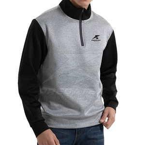 เสื้อสเวตเตอร์มีซิปคอตตอนผสมดีไซน์2025ระบายอากาศได้ดีเสื้อสเวตเตอร์เนื้อนุ่มและสไตล์ไม่เหมือนใคร - Product Image 1