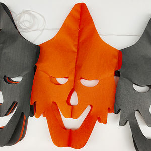 Guirnaldas de papel tisú colgantes para Halloween y Acción de Gracias estilo de dibujos animados 12 'suministros de decoración de fiesta de longitud - Product Image 5