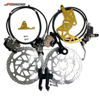 Kit d'assemblage de freins avant et arrière JFGRACING Ultra Bee avec disque de frein en alliage d'aluminium pour mise à niveau Surron Light Bee LBX