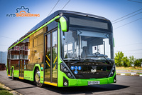 Trolleybus moderne haute capacité modèle 32100D série OLGERD avec système de conduite autonome et conception confortable pour les passagers
