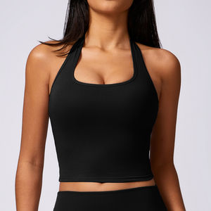 Sujetador deportivo transpirable para mujer al por mayor con servicio OEM, Top deportivo de realce, sujetador de Yoga deportivo, Tops deportivos para correr, chaleco, ropa de gimnasio - Product Image 4