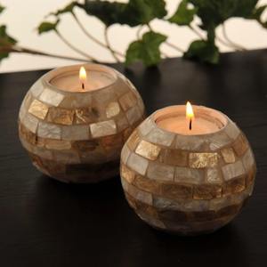 Handcrafted lacquer tea light holders lacquered <b>tealight</b> <b>candle</b> holder dinner table arrangement - Product Image 6