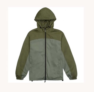 High Quality Reversible Windbreaker <b>Jacket</b> <b>Men</b> Lightweight Breathable Canvas Hooded Plus Size <b>Summer</b> Waterproof Zipper - Product Image 1