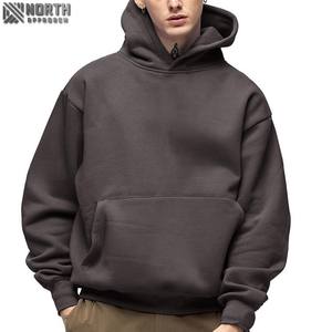 Moda de invierno Grueso French Terry Fleece Hoodie Alta calidad Unisex Oversized Heavyweight 100% Cotton Pocket Quick Dry - Product Image 2
