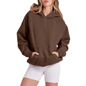 Sudaderas con Capucha de Alta Calidad 100% Algodón para Mujer, Moda Otoñal, Gruesas, Holgadas, Antiarrugas, Sexys y para Club - Product Image 6