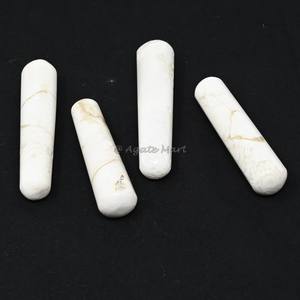 Baguette de massage Scolecite Artisanat en pierre semi-précieuse de qualité supérieure pour la relaxation et le confort - Product Image 1