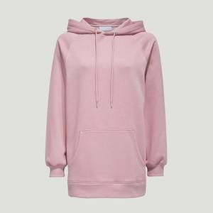 Nueva moda de mujer Heavyweight 100% algodón Fleece Pullover Hoodie Winter Casual Wear con Logo mangas largas y cuello con capucha - Product Image 6