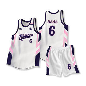 100% polyester maillot de basket-ball à séchage rapide pas cher prix vêtements de sport uniforme de basket-ball à séchage rapide pour hommes - Product Image 3