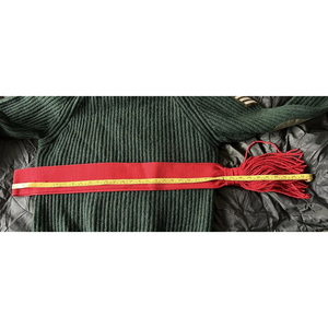 Fábrica al por mayor doble borla chal satén graduación faja logo graduación estola adulto etiqueta bufanda Honor faja de alta calidad - Product Image 2