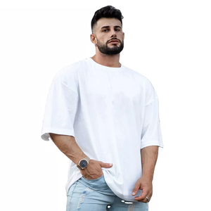 Produits les plus vendus au Pakistan, t-shirts à manches courtes pour hommes, 100% coton, légers, coupe ample, nouvelle mode - Product Image 1
