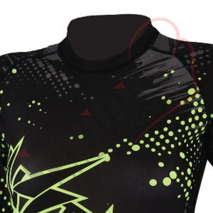 Rashguard MMA à col rond avec logo personnalisé, design personnalisé, tissu sublimé anti-UV, sans compression, pour femmes - Product Image 6