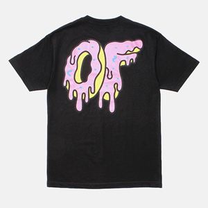 Gradiente Retro Negro Algodón Manga corta Original Verano Color sólido Lavado Camiseta Impreso Hombres Fabricantes - Product Image 4