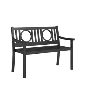 Teel-Banco de jardín de diseño moderno para el hogar, muebles de exterior, silla de asiento de lugar general, patio y parque - Product Image 1