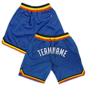 Short de basket-ball d'été respirant en polyester 100% avec sport imprimé avec affichage personnalisé du logo du nom de l'équipe - Product Image 1