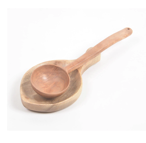 Bois de qualité supérieure Logo personnalisé porte-cuillère couverts cuillères de table à dîner qualité admirable prix bon marché - Product Image 2