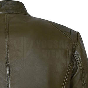 Offre Spéciale Veste en cuir véritable pour hommes Vêtements décontractés Veste en cuir pour hommes Veste en cuir pour hommes personnalisée - Product Image 6