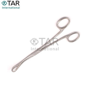 Pinces courbées en éponge FOERSTER à fentes non verrouillables, instruments médicaux chirurgicaux, procédures gynécologiques générales - Product Image 3