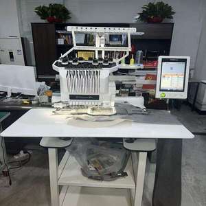 Máquina de Bordar Brother PR1000e de 10 Agujas de Una Sola Cabeza, la Más Vendida, de Segunda Mano, para Bordar Gorras y Ropa DIY - Product Image 1
