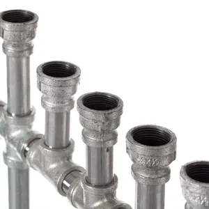 Hanukkah menorah ท่อโลหะชุบสังกะสีแบบโบราณเชิงเทียนสำหรับตกแต่งบ้าน - Product Image 4