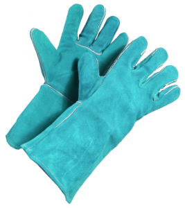 Guantes de Soldadura de Cuero Vacuno de Primera Calidad, Resistentes al Calor, Protección Industrial, Anti-Corte, Uso General - Product Image 2