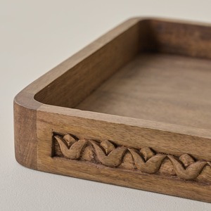 Warren ถาดไม้แกะสลักทำมือถาดไม้ - Product Image 4