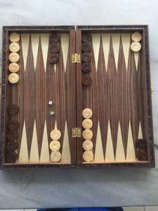 ชุดแบ็คแกมมอนไม้แบบดั้งเดิมการก่อสร้างที่แข็งแกร่งข้อเสนอจากโรงงานจำนวนมาก - Product Image 2