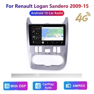 Máy Phát Thanh Xe Hơi Đa Phương Tiện HD Cho Renault Logan 1 Sandero 2009-2015 Dacia Duster Điều Hướng GPS Carplay Video 4G - Product Image 3